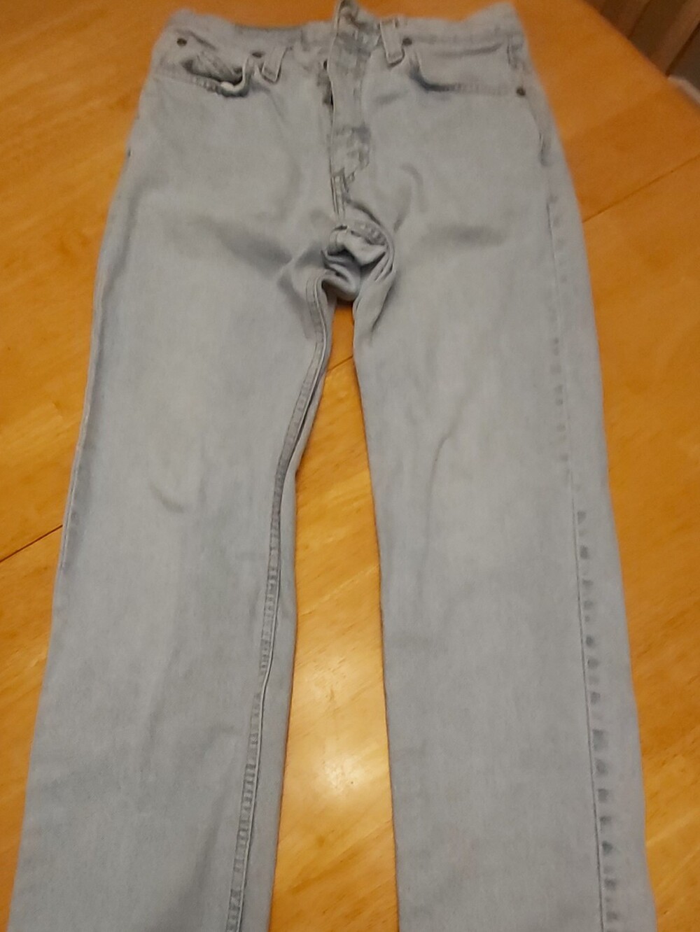 Rustler Light Blue Straight Leg Men’s Jeans
